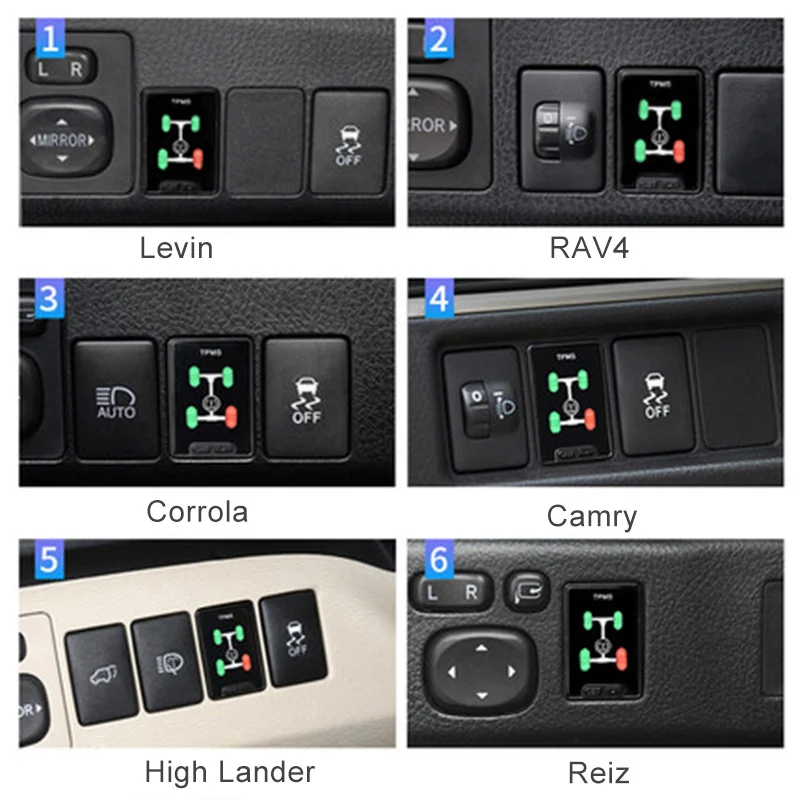 OBD TPMS спидлок давления в шинах для Toyota Corrola Levin Camry Prado RAV4 высокий посадочный