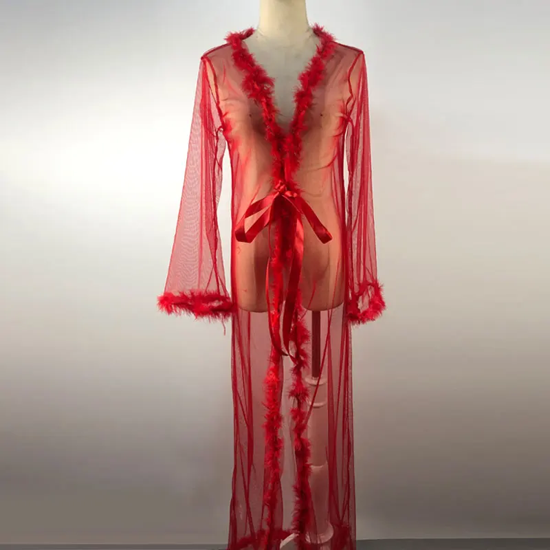 Новинка 2019 модные сексуальные женские прозрачные длинные платья Осенние Женские