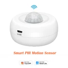 Wi-Fi Smart движения PIR Сенсор человека детектор Сенсор домашней безопасности Противоугонная сигналы тревоги в реальном времени уведомления через приложение Smart Life приложение Tuya