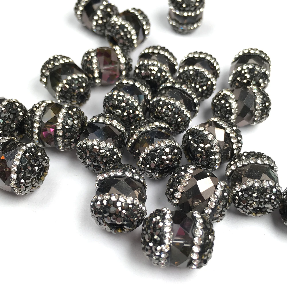 

New 1PC Natural Stone Sapphires and Crystal Beads 12x15mm Loose Stone Bead for Jewelry Making DIY Bracelet Necklace