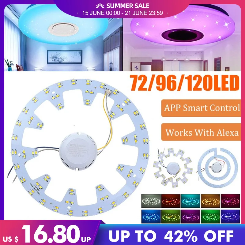 Светодиодный потолочный светильник лампа для экстренной замены кольцевая