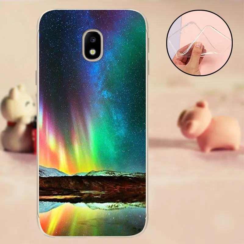 SYBJG22 CROWNPRO чехол для телефона для samsung J3 J330 J330F TPU чехол силиконовый мягкий чехол для samsung Galaxy J 3 задний Чехол протектор - Цвет: SYBJG22