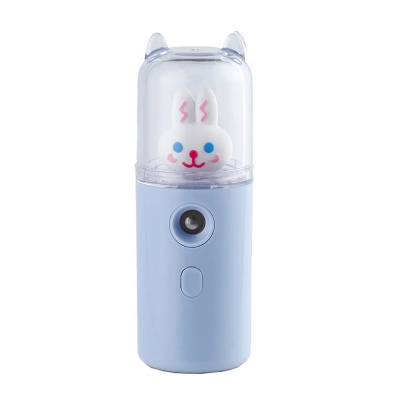 

H7JC Portable Face Mist Sprayer Facial Body Nebulizer Steamer Moisturizing Skin Care USB Rechargeable Handheld Mini Beauty