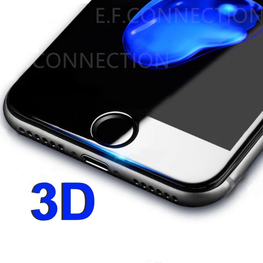 

12 11 For iPhone 8/7/6S/6+ XR X XS MAX SE VITRE VERRE TREMPE 3D Film Protection Full