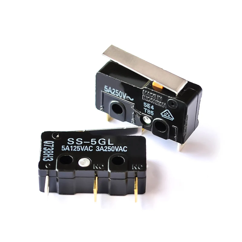 5PCS Ultimaker 3d Printer Limit Switch 5A 1.47N Omron OMRON micro switch SS-5GL | Integrated Circuits