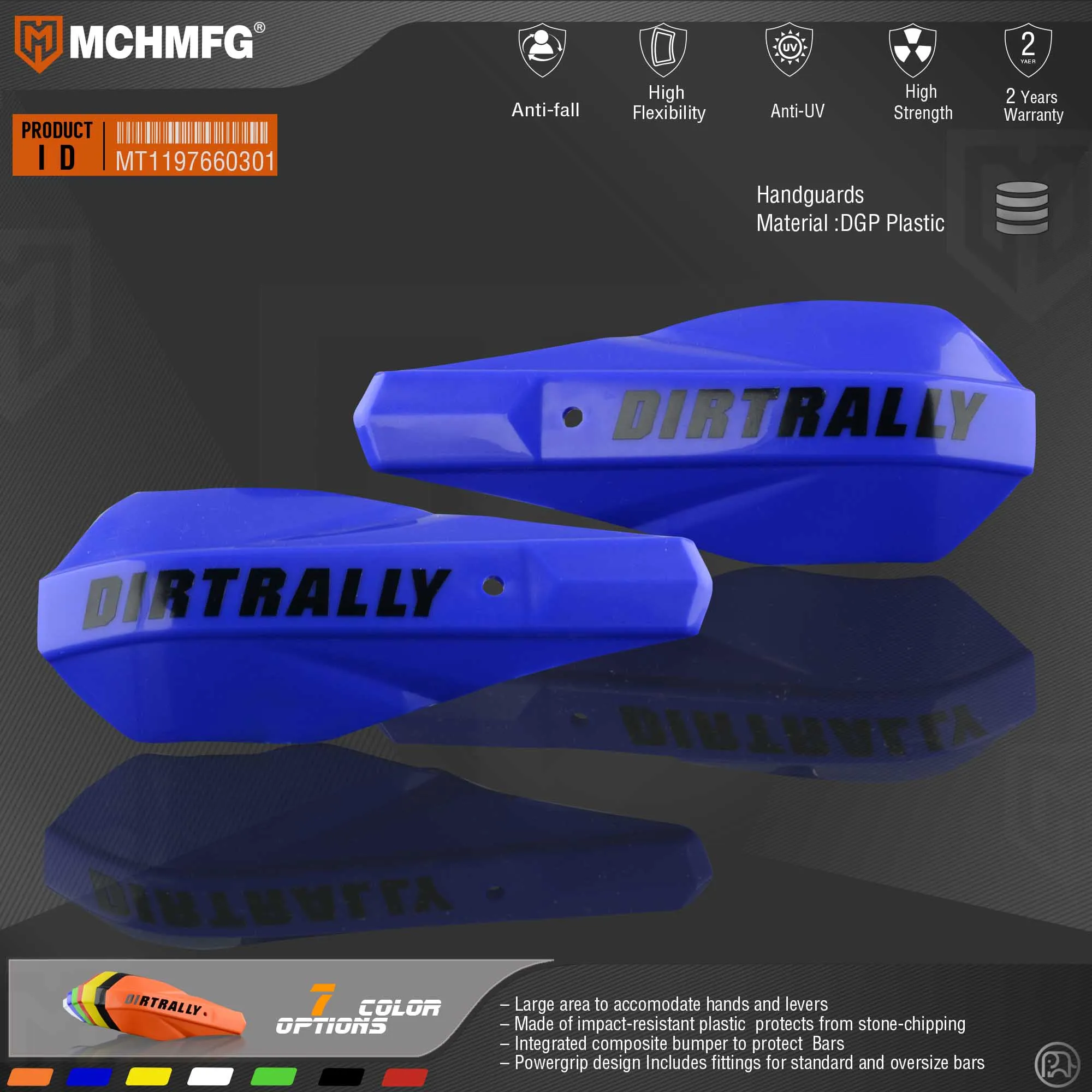 Uniko slim handguards для мотоцикла fit for1/8 28 мм Fat Bar7/8 &quot22 HandlebarCR XR YZ WR EX TTR CRF WRF EXC DRZ|Защита от