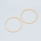 10 шт., золотые Круглые бриллианты 8 10 12 15 18 20 25 30 35 мм