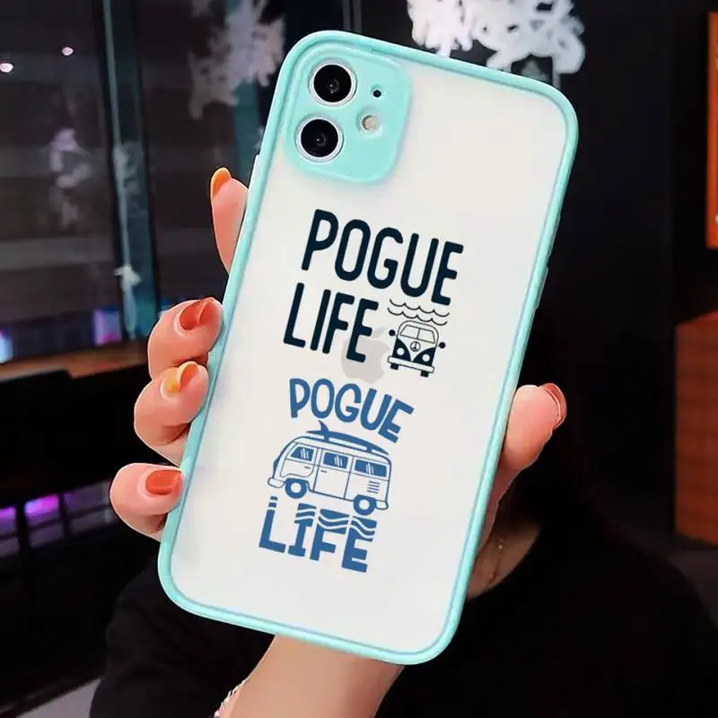 

Outer Banks - Livin' the Pogue Life Phone Cases matte transparent For iphone 7 8 11 12 plus mini x xs xr pro max cover
