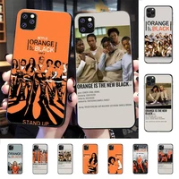 orange is the new black phone case for iphone 13 8 7 6 6s plus x 5s se 2020 xr 11 12 mini pro xs max