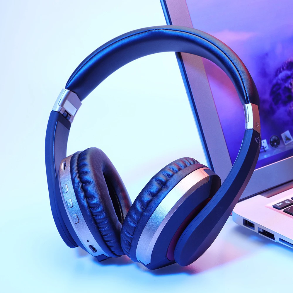 Беспроводные наушники MH7 Bluetooth-гарнитура складные игровые стереонаушники с