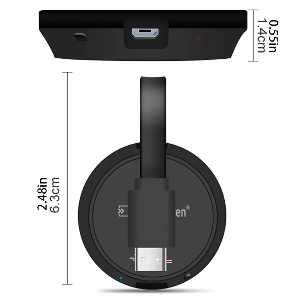 

Mirascreen G7 Plus Wireless Display H.265 2.4G 4K UHD for Android Wireless Wifi TV Display Dongle Receiver HD TV Stick Airplay