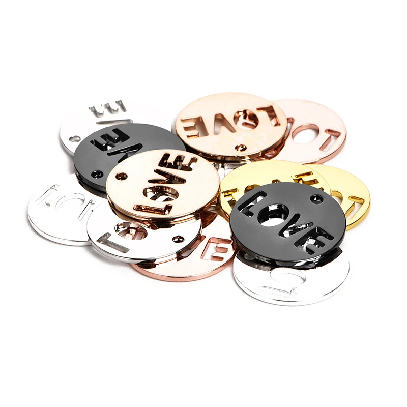 

14*0.8mm Plating Multicolor Single Hole Hollow LOVE Disc Earring Necklace Pendant Charm Jewelry Accessories