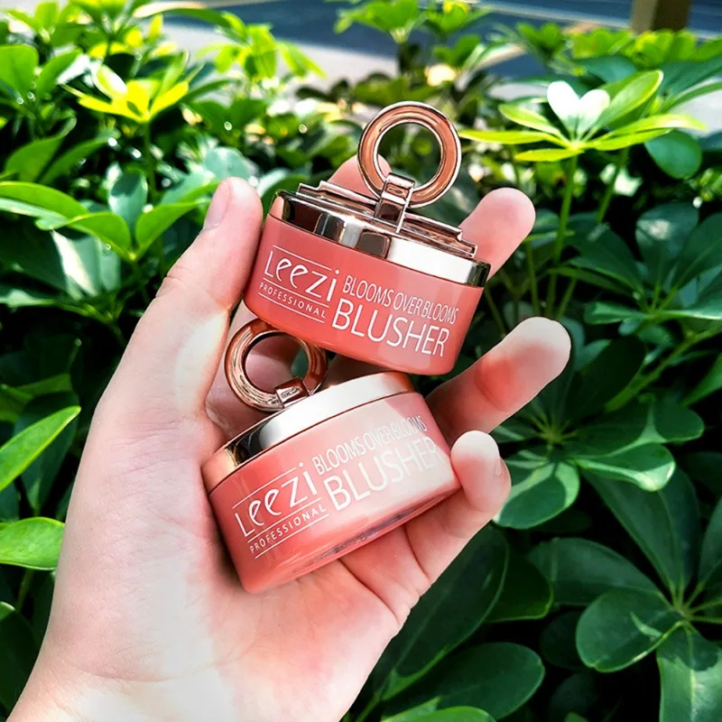 Персиковые румяна для макияжа лица пигмент красота долговечная осветляющая