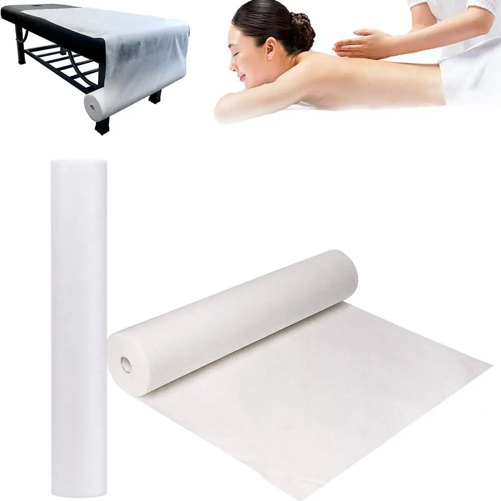 

50sheets/Roll Disposable Bed Sheets Bedroom Massage Table Sheets Beauty Salon Spa Massage Non-woven Fabric Sheet Tattoo Supply