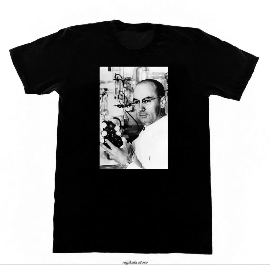 Футболка с принтом Альберта Хофмана в лаборатории Круглый Мужской Топ Hoffman Acid Trip