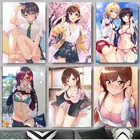 Милая аниме Аренда девушки канодзё, окаришимасу Казуя киношита чизуру мизухара Настенная роспись постер отаку домашний декор