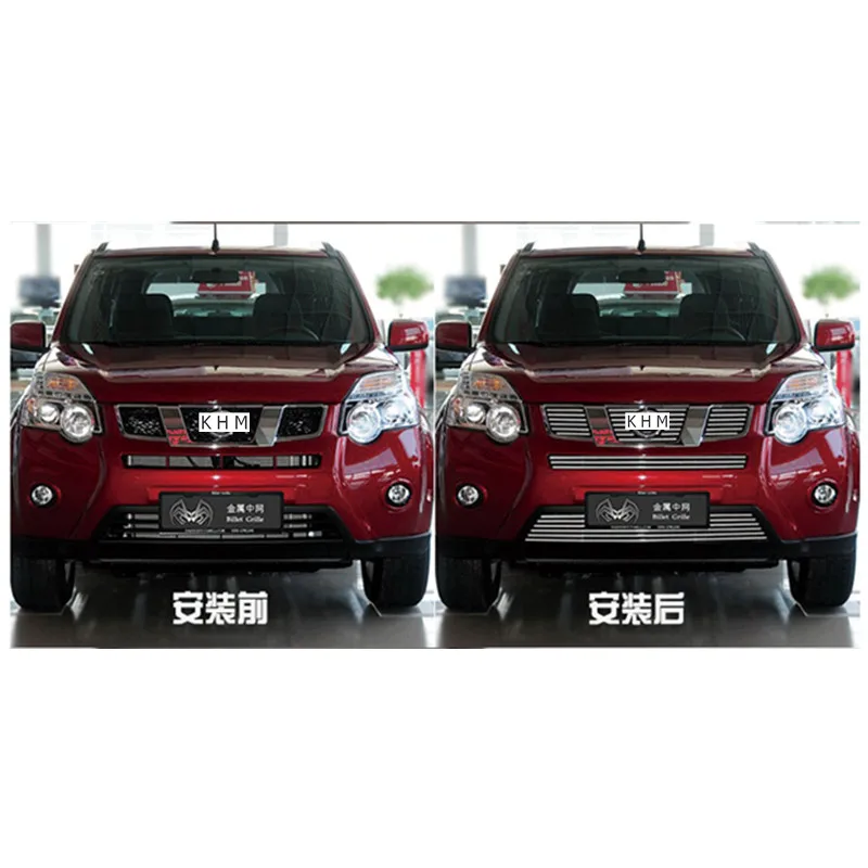 For Nissan X-TRAIL 2012 2013 High quality Aluminum alloy Front Grille Around Trim Racing Grills | Автомобили и мотоциклы