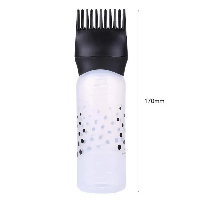 

50oz Hair Dye Applicator Comb Bottle Salon Stain Dispensing Brush Simple Portable Design Practical Styling Coloring Tool