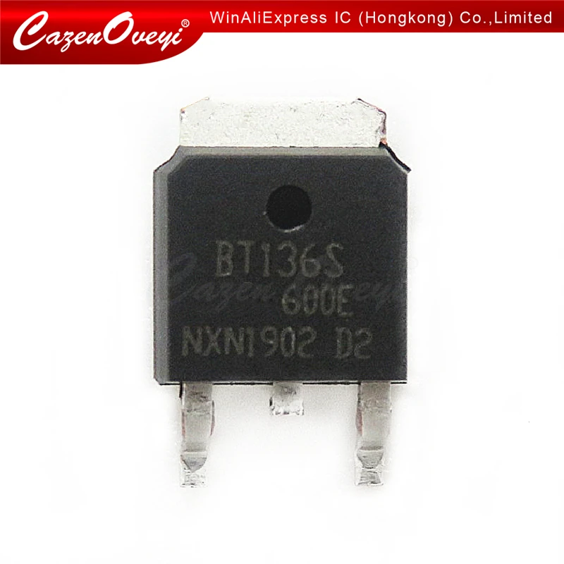 10 шт./лот BT136S-600E SOT-252 SMD Triacs BT136S 600E оригинальный подлинный в наличии | Электронные