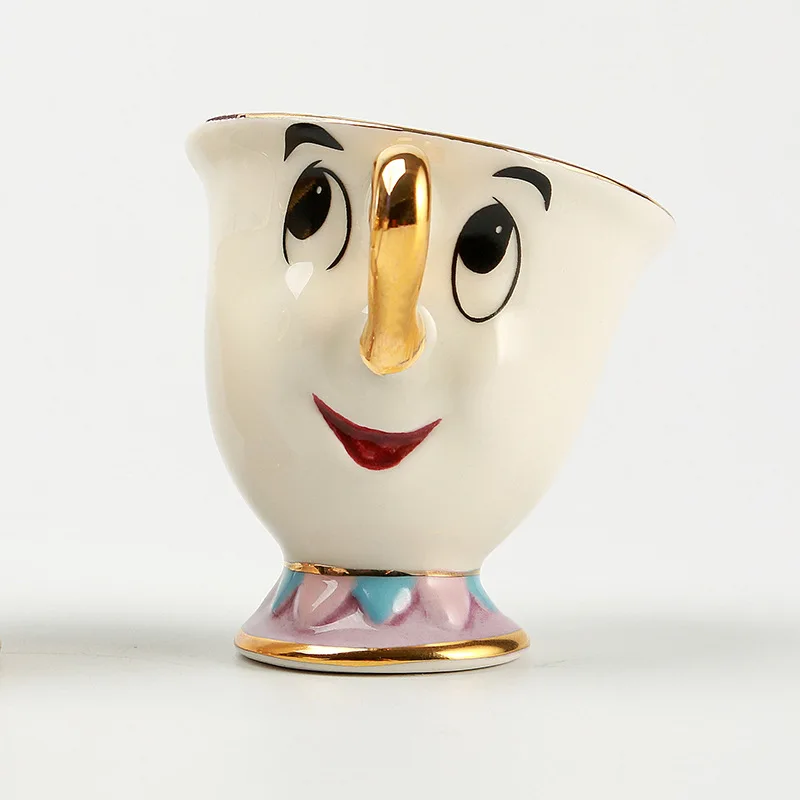 Горячая Распродажа новый мультяшный чайник Красавица и чудовище кружка сын