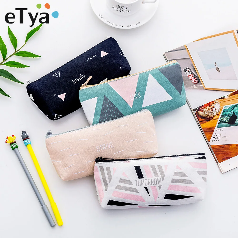 

Portable Zipper Cosmetic Bag Cute Make Up Pencil Case Makeup Storage Pouch Purse Travel Organizer Toiletry Wash Toothbrush Bag