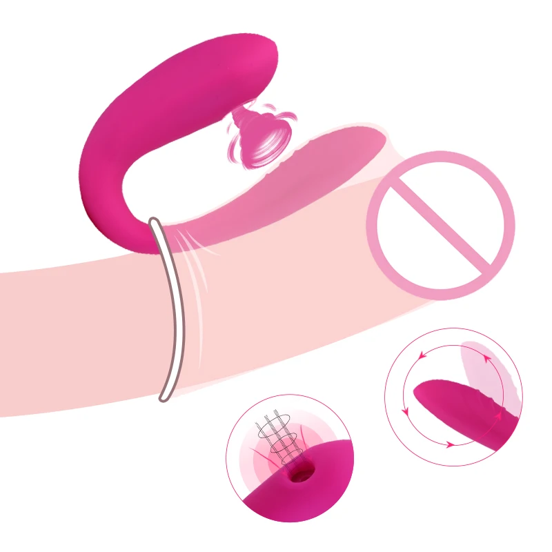 Фаллоимитатор силиконовый для стимуляции клитора и точки G|Вибраторы