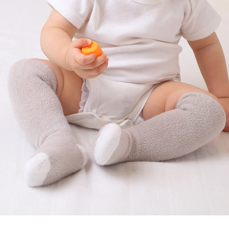 

20pairs Princess Girls Socks Kids Girls knee high Baby Girls Boys Long Socks Newborn Infant Baby Winter Terry Socks Leg Warmer