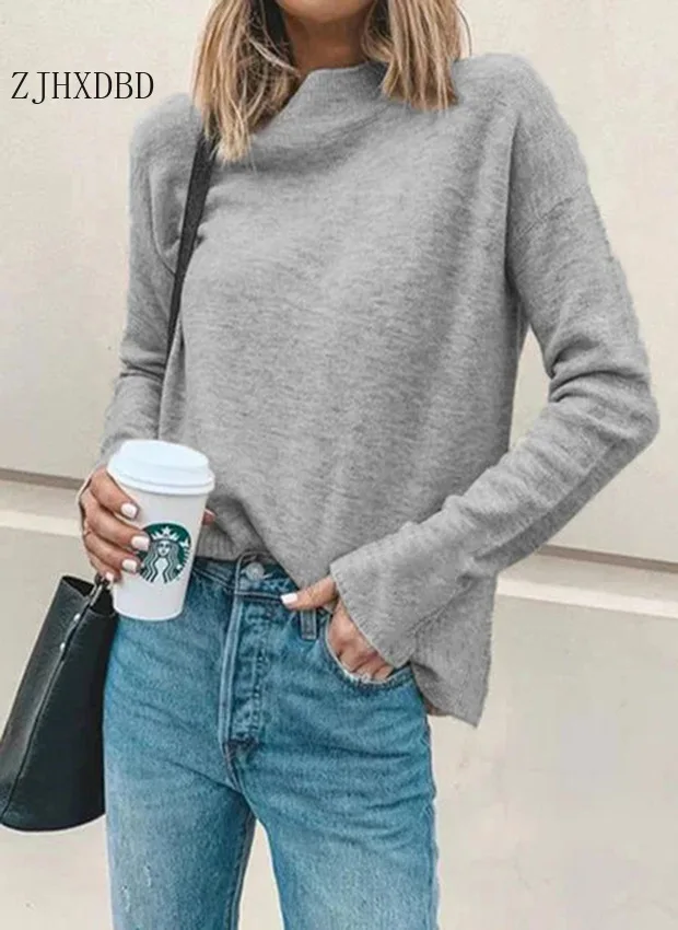 

Women Turtleneck Causal Winter Sweater Women 2020 Long Sleeve Knitted Women Sweaters and Pullovers Female Jumper Tops Clothes