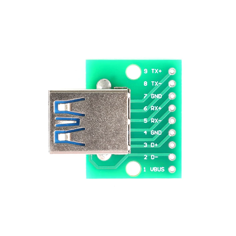 1 шт. Мини Micro Female Male USB to DIP адаптер плата Разъем конвертер 4P 5P 2,54 мм 3 4USB адаптер пластина печатная плата для Arduino
