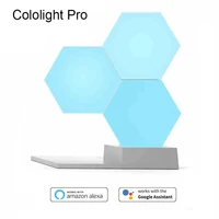 diy lifesmart cololight quantum novelty night light creative geometry assembly smart light app home panel table desk lamp