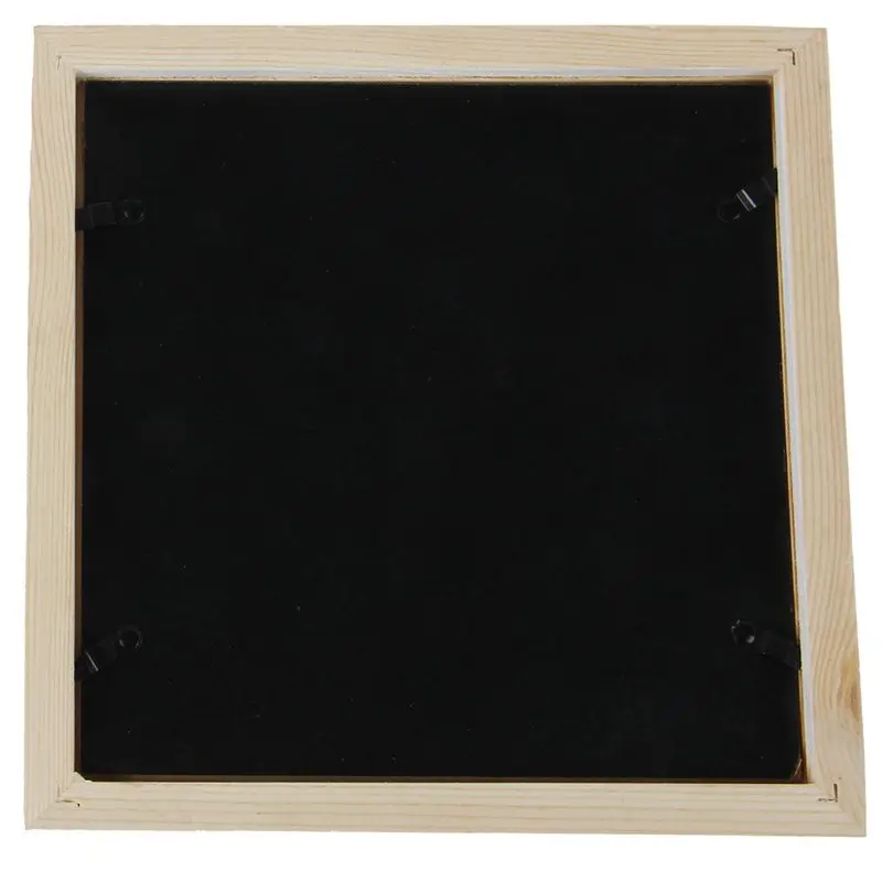 Квадратная Толстая фоторамка из соснового дерева Настенная (белый 8 дюймов) |