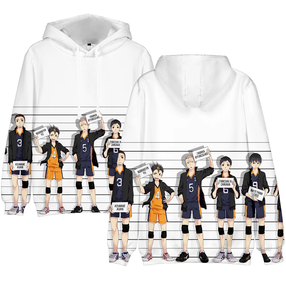 

Горячая Распродажа модная 3D Толстовка в стиле хип-хоп Новинка Аниме Haikyuu! Худи 3D для мужчин женщин детей весна осень Haikyuu Спортивная одежда д...