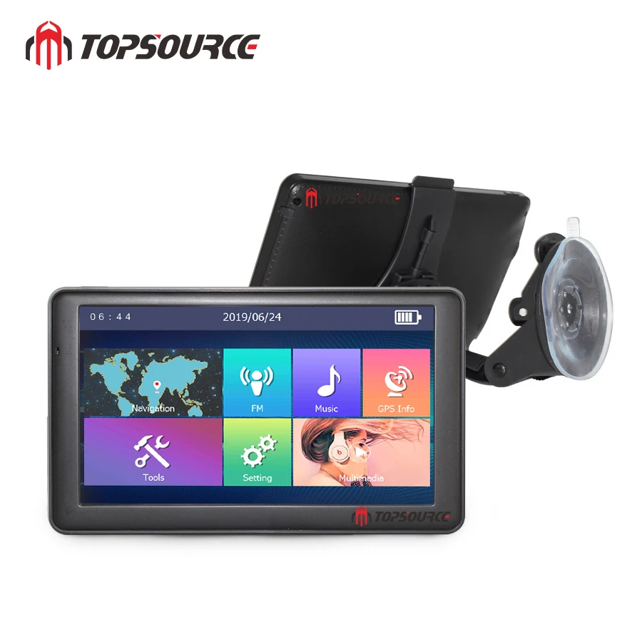 7-дюймовый сенсорный экран TOPSOURCE windows ce6.0 Автомобильная Мультимедийная