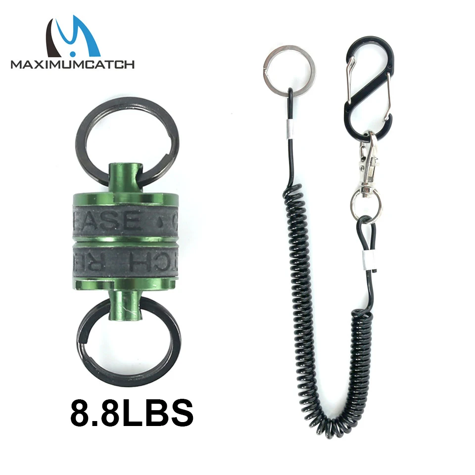 8.8LBS Green Maximumcatch Высокое качество магнитного нахлыстом инструмент магнитного чистая релиз с чистой мозга - Цвет: 8.8LBS Green