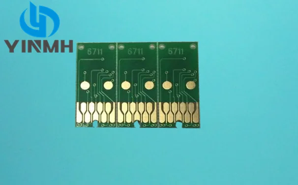 6 шт. чип бака для обслуживания отходов чернил Epson WorkForce Pro WF7110 WF7210 WF7510 WF7610 WF7620 WF7710