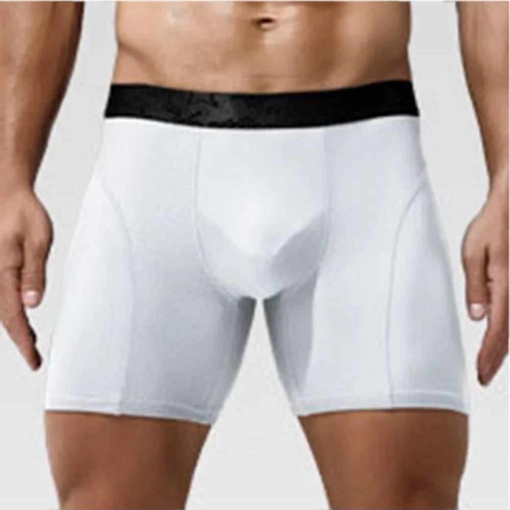 

Men Boxers Nylon Seamless Ice Silk Underwear Ultra-Thin Underpant Bulge Pouch Brief Comfortable Breathable Non Marking Men Boxer