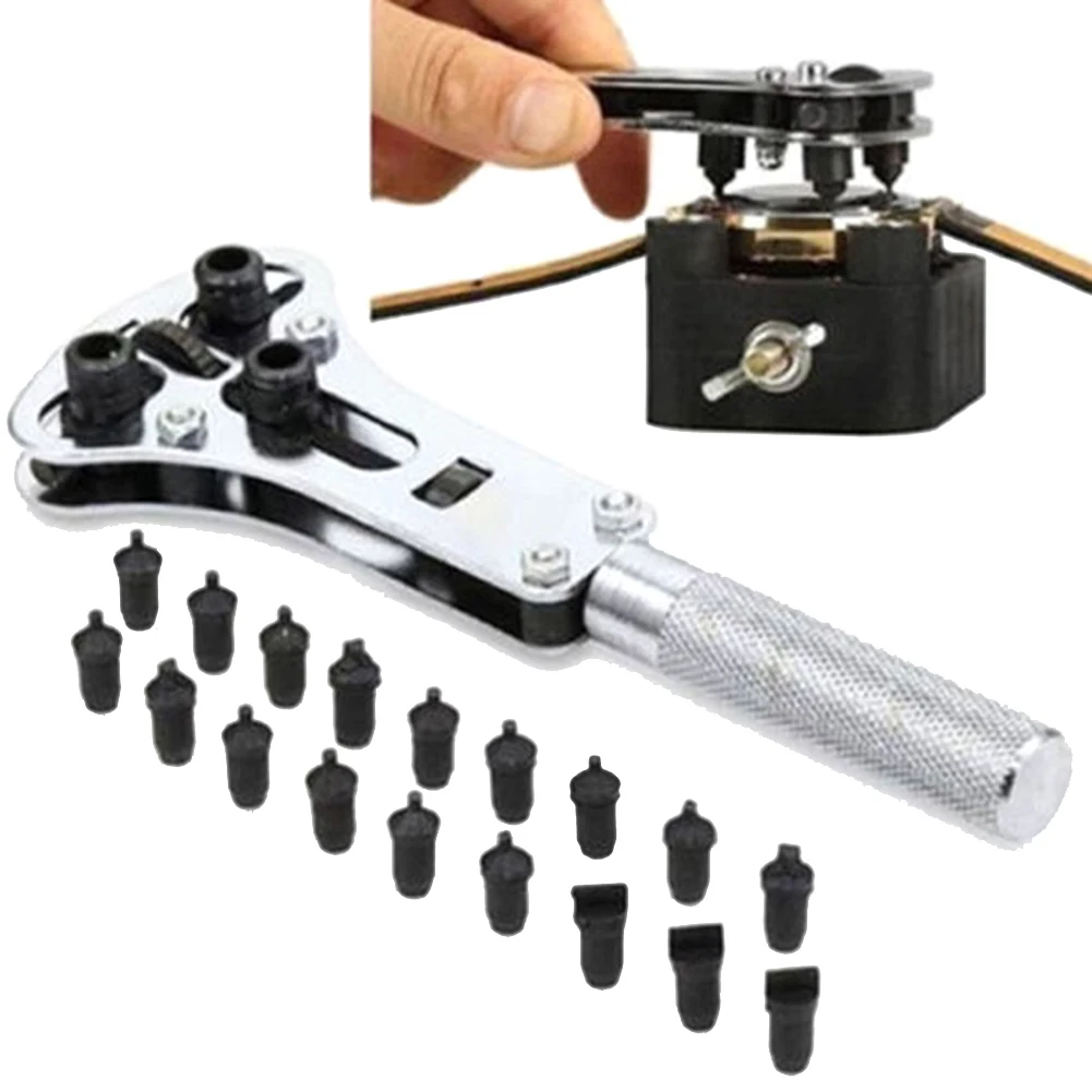 Watch Repair Tool Waterproof Screw Adjustable Back Housing Opener Key Remover PE Steel Watch Repair Tool Watches Accessories For