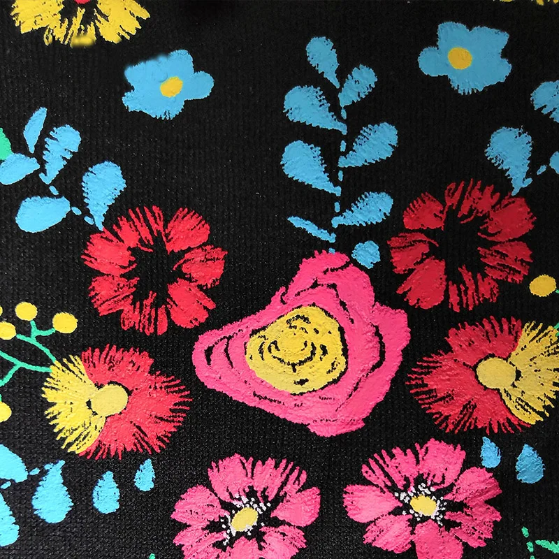 Платье женское с длинным рукавом и цветочным принтом тонкий теплый пикантный