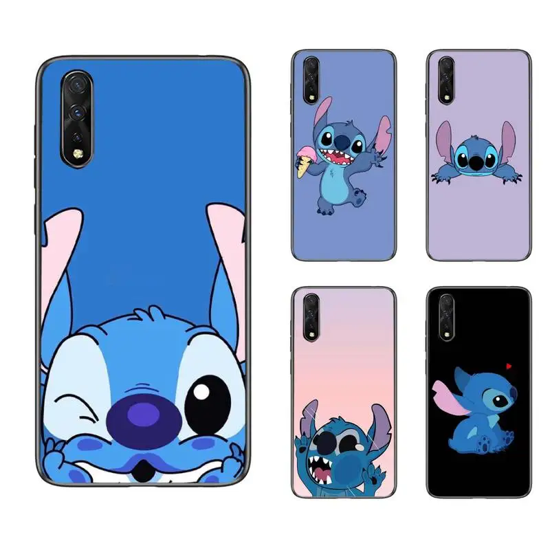 

cute Stitch Style Phone Case For vivo Y53 Y55 Y66 Y67 Y69 Y71 Y75 Y79 Y81 Y83 Y85 Y91 Y81S Y97 x9s x20 plus cover