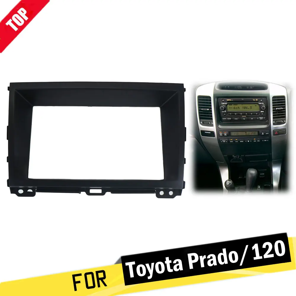 Комплект рамов для автомагнитолы TOYOTA Land Cruiser Prado (120) 2002-2009 комплект с креплением на