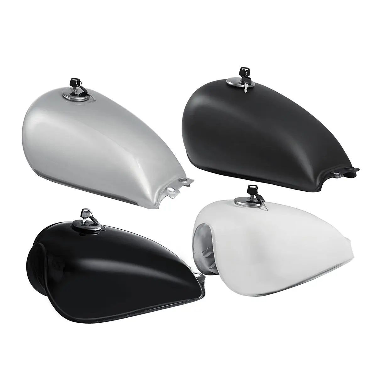 9L 2 4 Gal Универсальный топливный бак для мотоцикла Ретро Винтаж кафе гонщик с