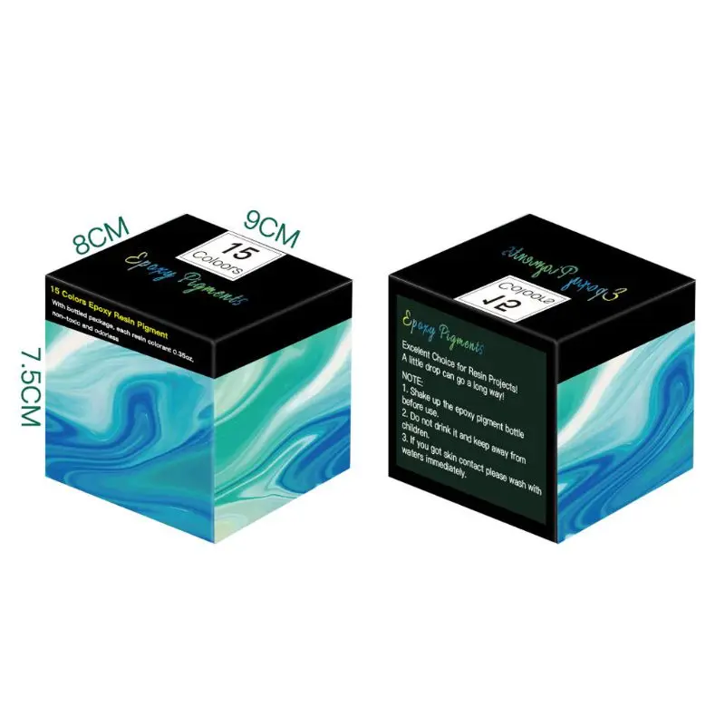 

15 Colors Epoxy Resin Colorant Epoxy Resin Pigment Epoxy Resin Dye for Resin Jewelry DIY Crafts Art Making 10ml Each