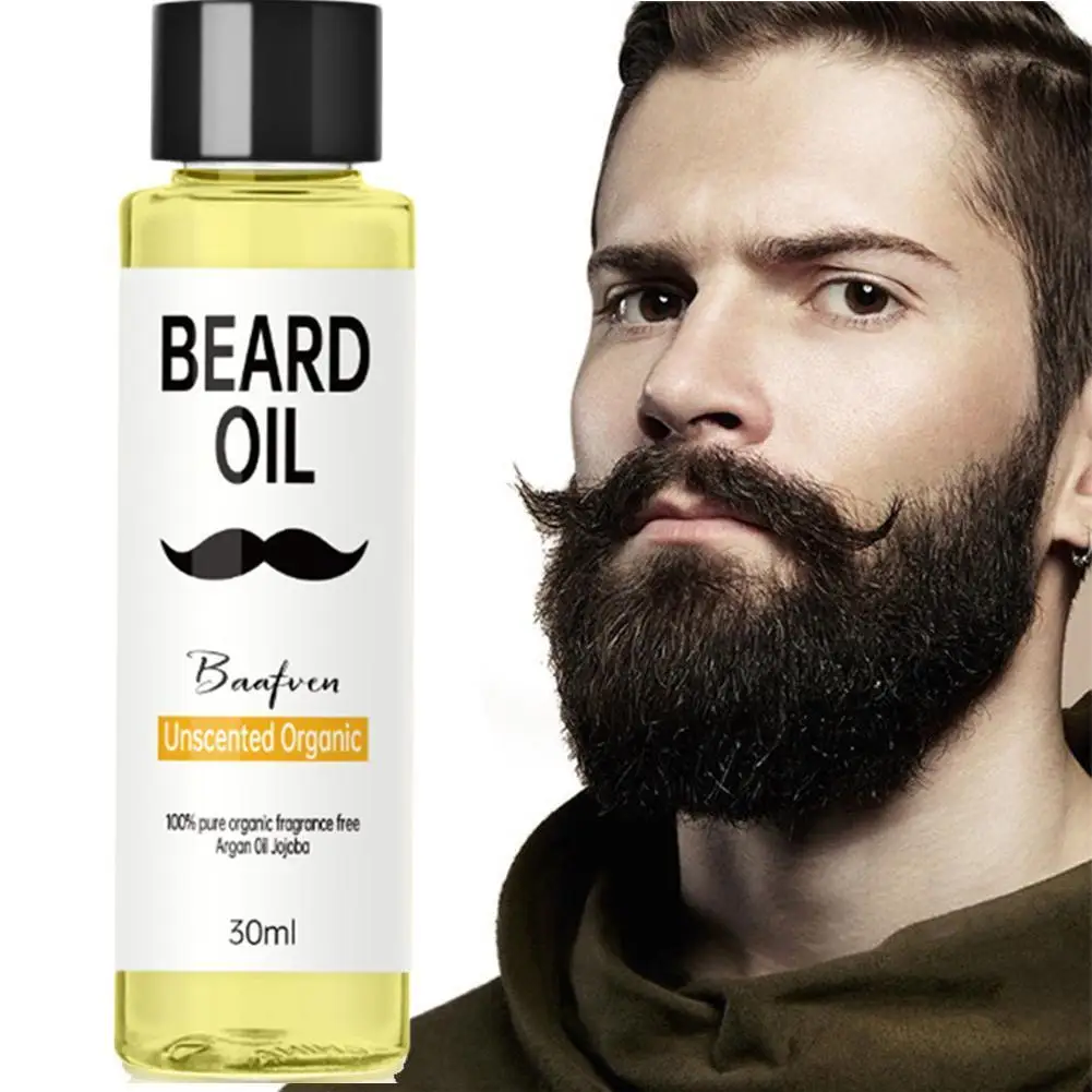 

30ml Beard Oil Natural Organic Thick Anti-flaking Beard Care Oil Lasting Moisturizing Beauty Beard Growth Spray