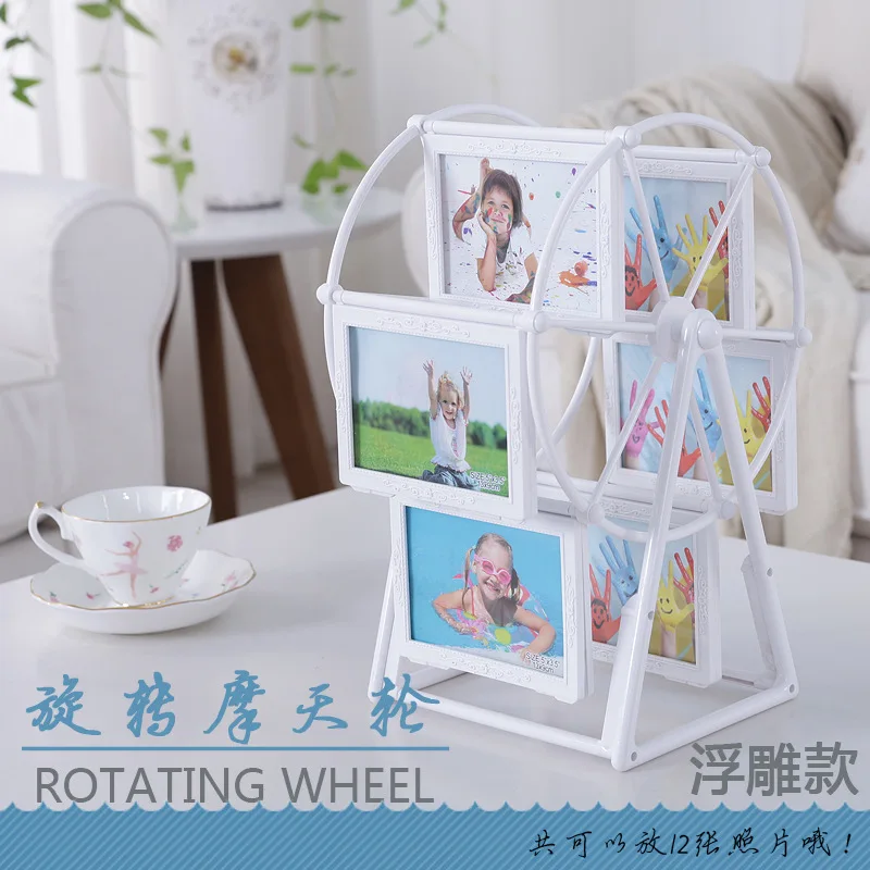 

5 inch Ferris wheel photo frame rotating windmill photo frame combination wedding photo studio