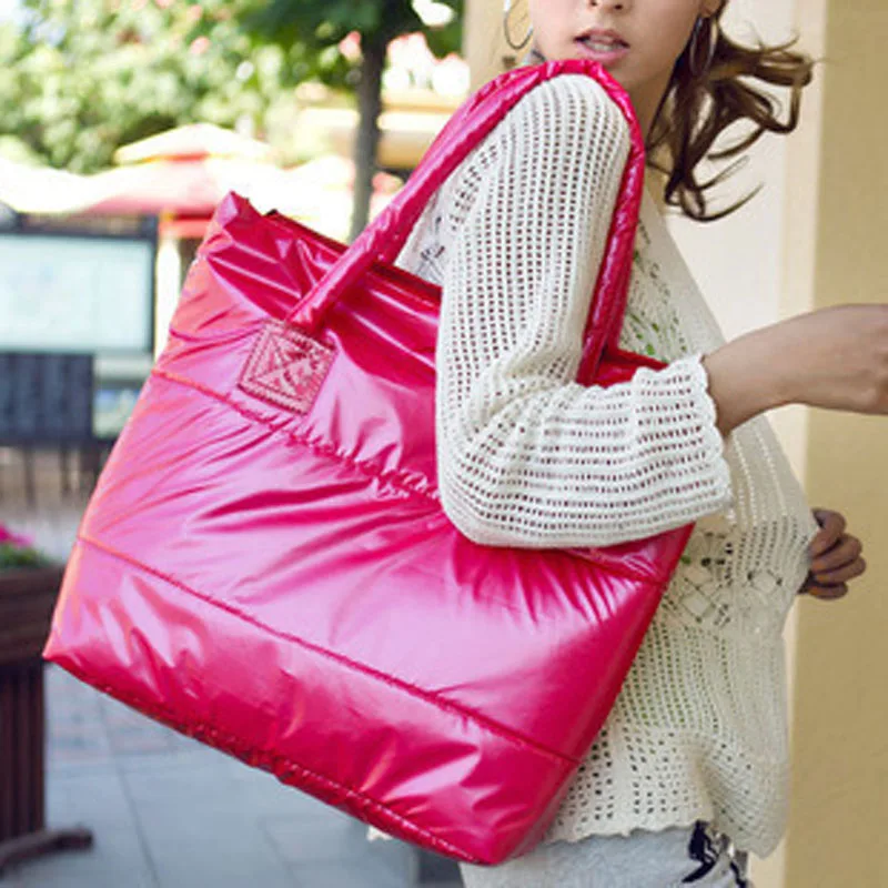 Сумка для женщин зимняя сумка из хлопка на плечо куртка с хлопковой подкладкой