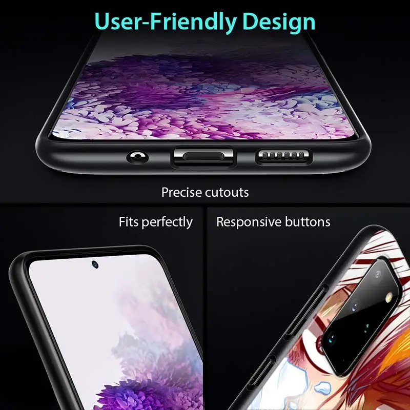 

My Boku no Hero Academia Style For Samsung Galaxy A71 A51 (5G) A41 A31 2020 A21S A11 A90 A70S A50S A30S A10S Black Phone Case