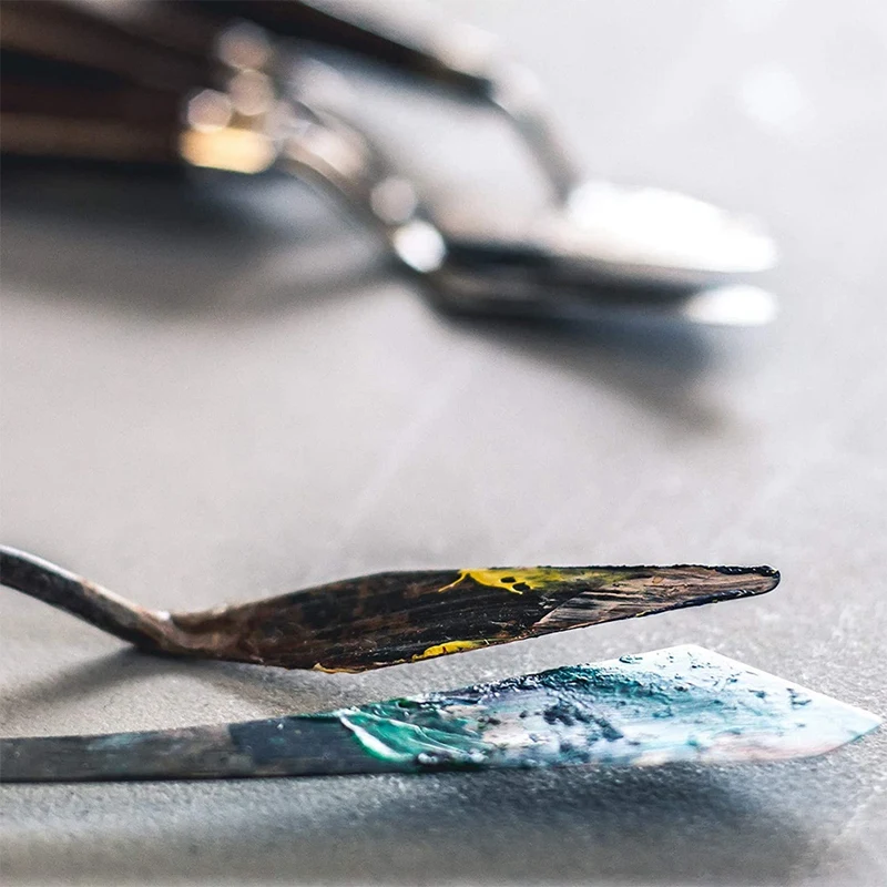 Набор ножей для рисования из 7 предметов лопатка палитра скребок смешивания