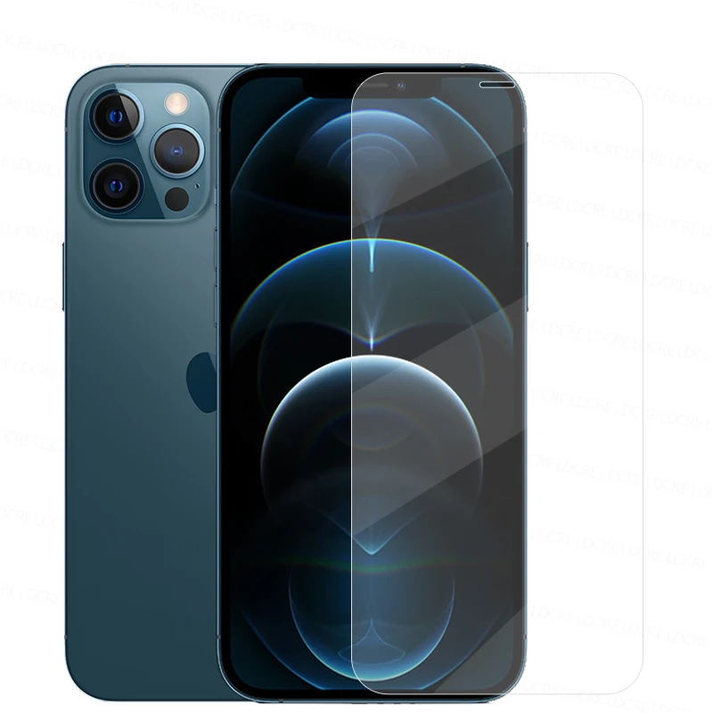 Protector de pantalla de cristal 9H para iPhone 13 Pro Max, pel&iacute;cula protectora de vidrio templado para iPhone 13 Pro Max-0