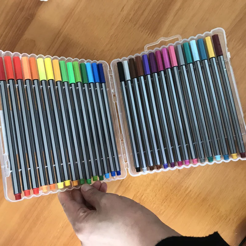 0 4 мм 30 шт. цветные маркеры ручки для рисования эскиз подводка ручка ассорти