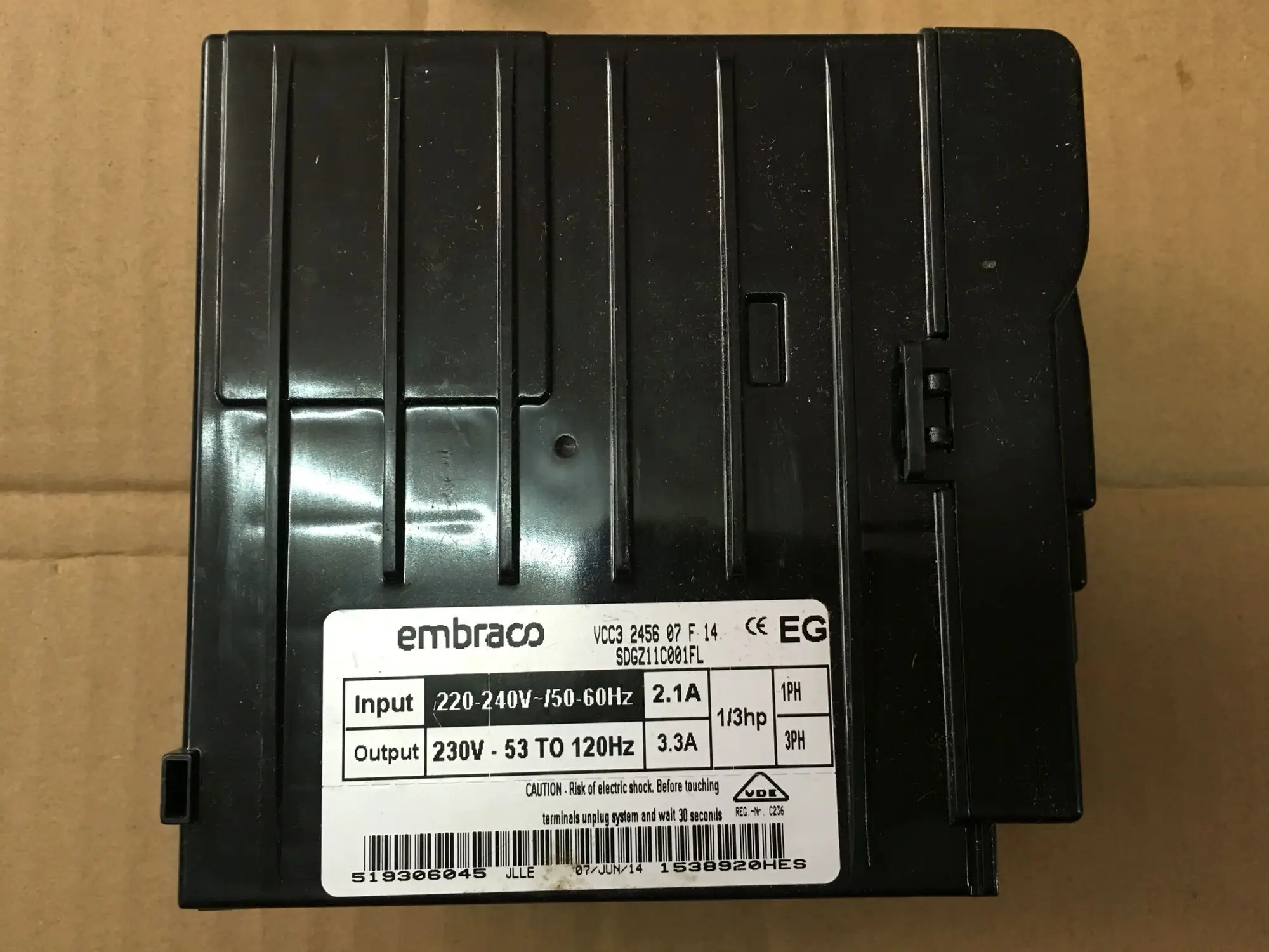 1 шт./лот оригинал embraco vcc3 2456 07 хорошее качество VCC3 F 14 | Бытовая техника